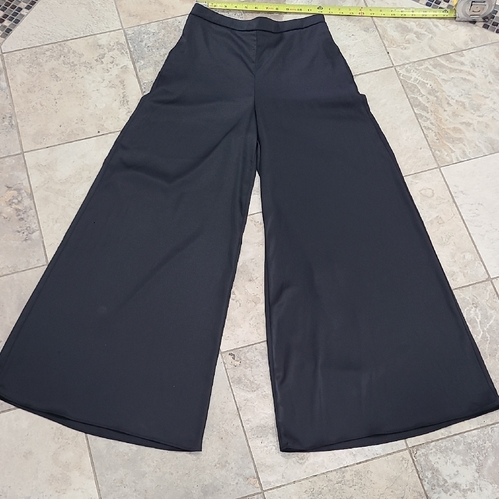 Caroline Constas Elegant Black Women's Wide Leg Pants